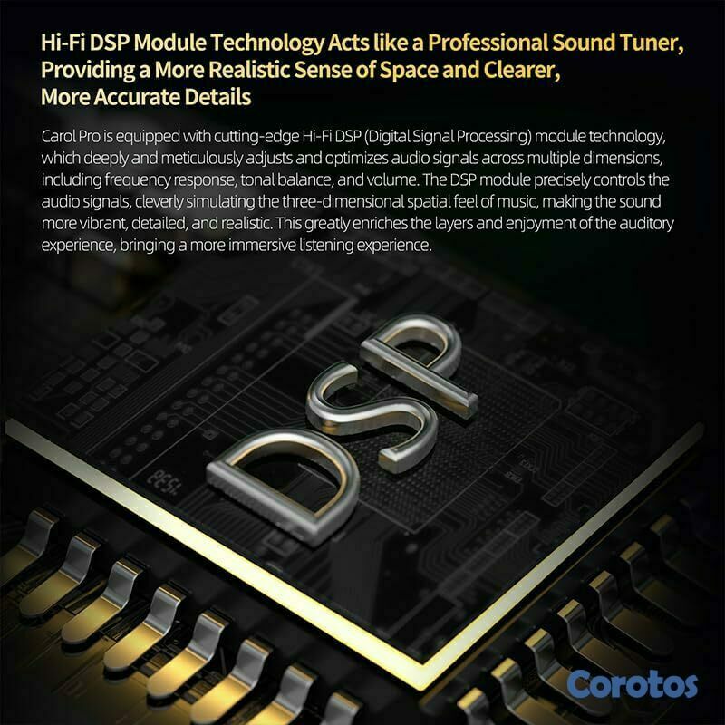 camaras y audio - KZ Carol Pro TWS Earbuds Bluetooth 5.4, LDAC, ANC 6