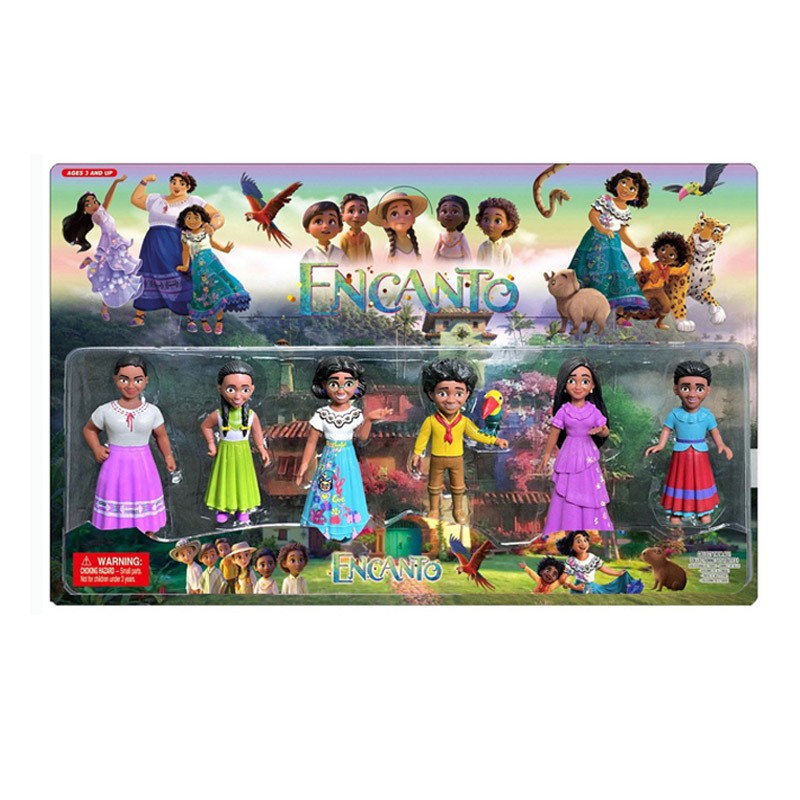 juguetes - Set de figuras de Encanto 6 piezas Mirabel juguete regalo casa madrigal