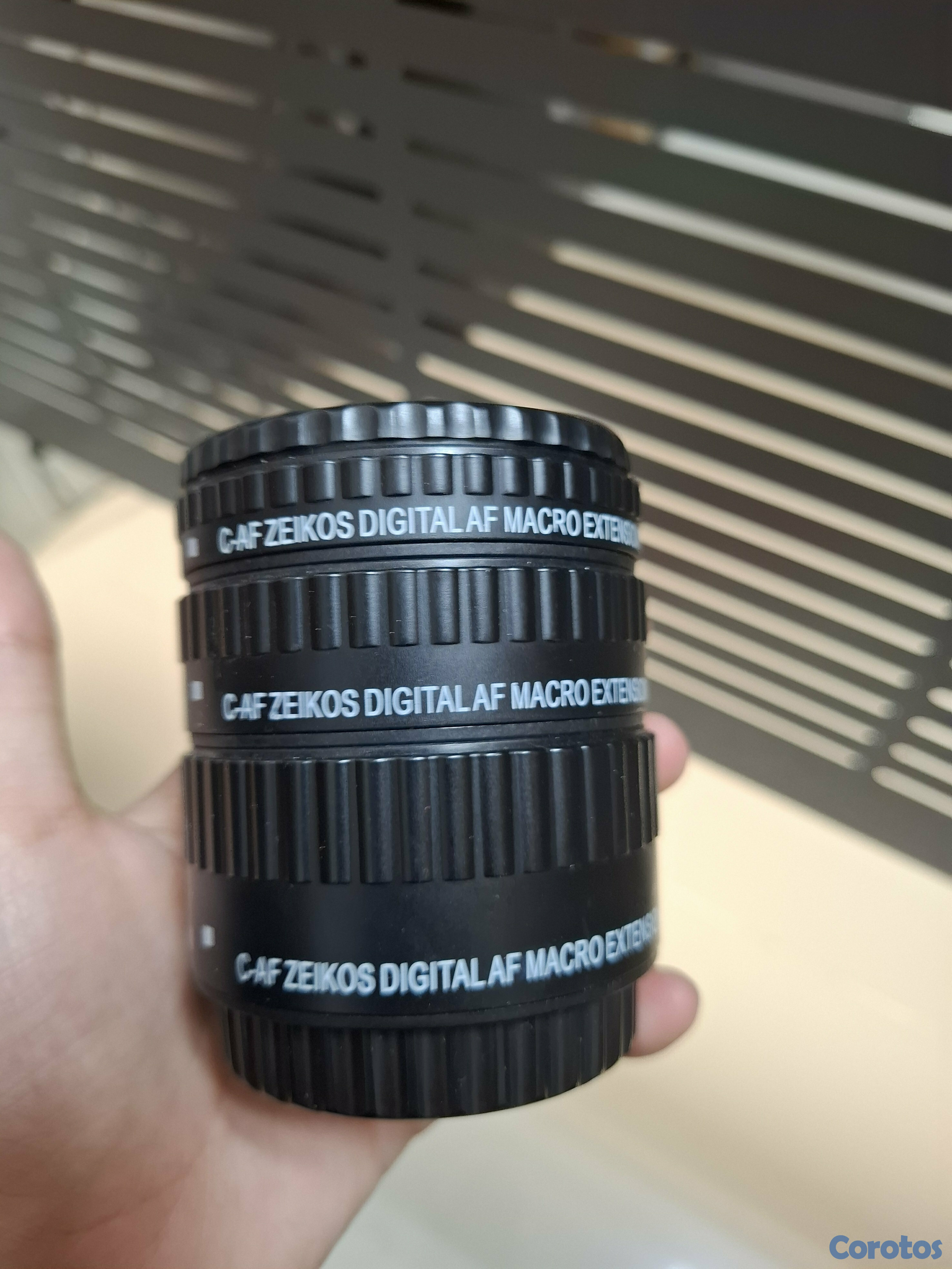 camaras y audio - 📸 Zeikos Macro Extension Tube Set – Para Canon 
 2