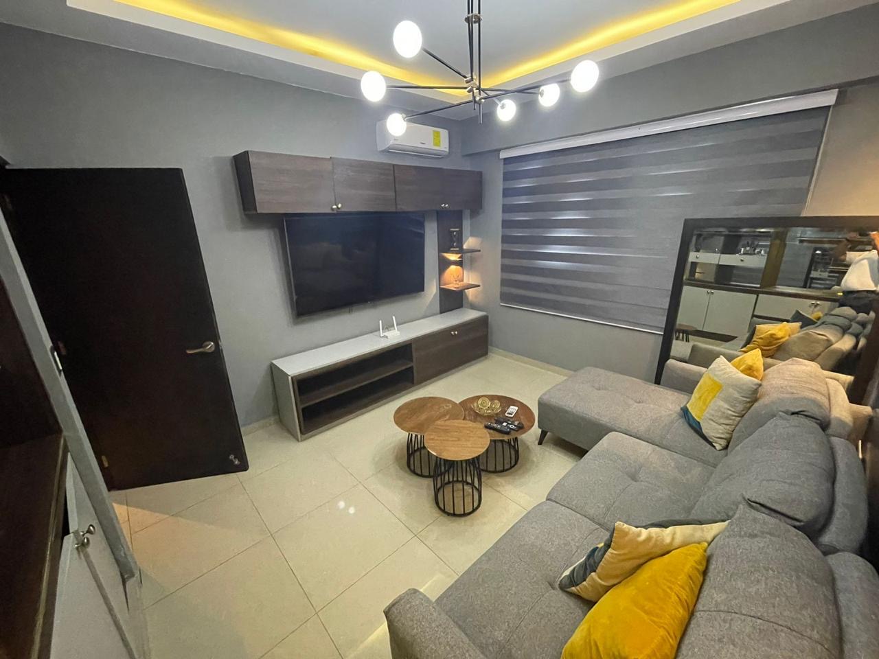 apartamentos - Apartamento Amueblado de 3 Habitaciones, D.N. 5