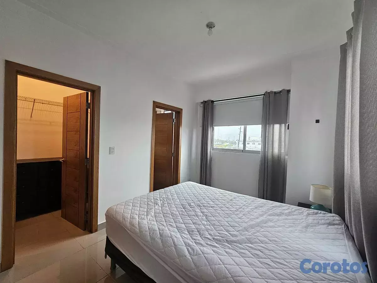 apartamentos - Ensanche Naco | Apto 1 Hab Amueblado con gym y par 4