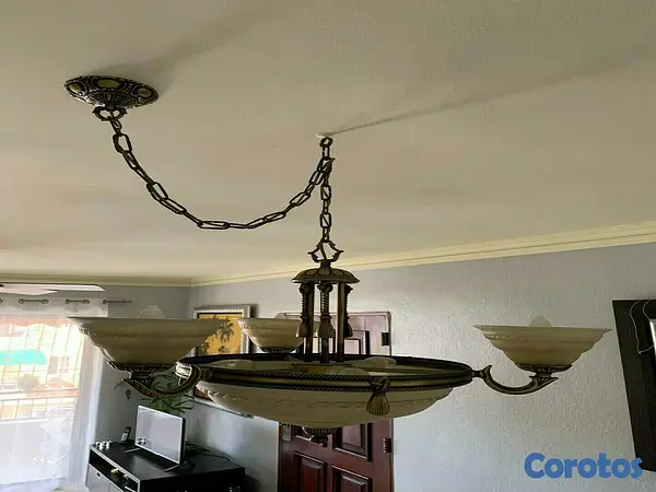 decoración y accesorios - Lámpara colgante color bronce 2