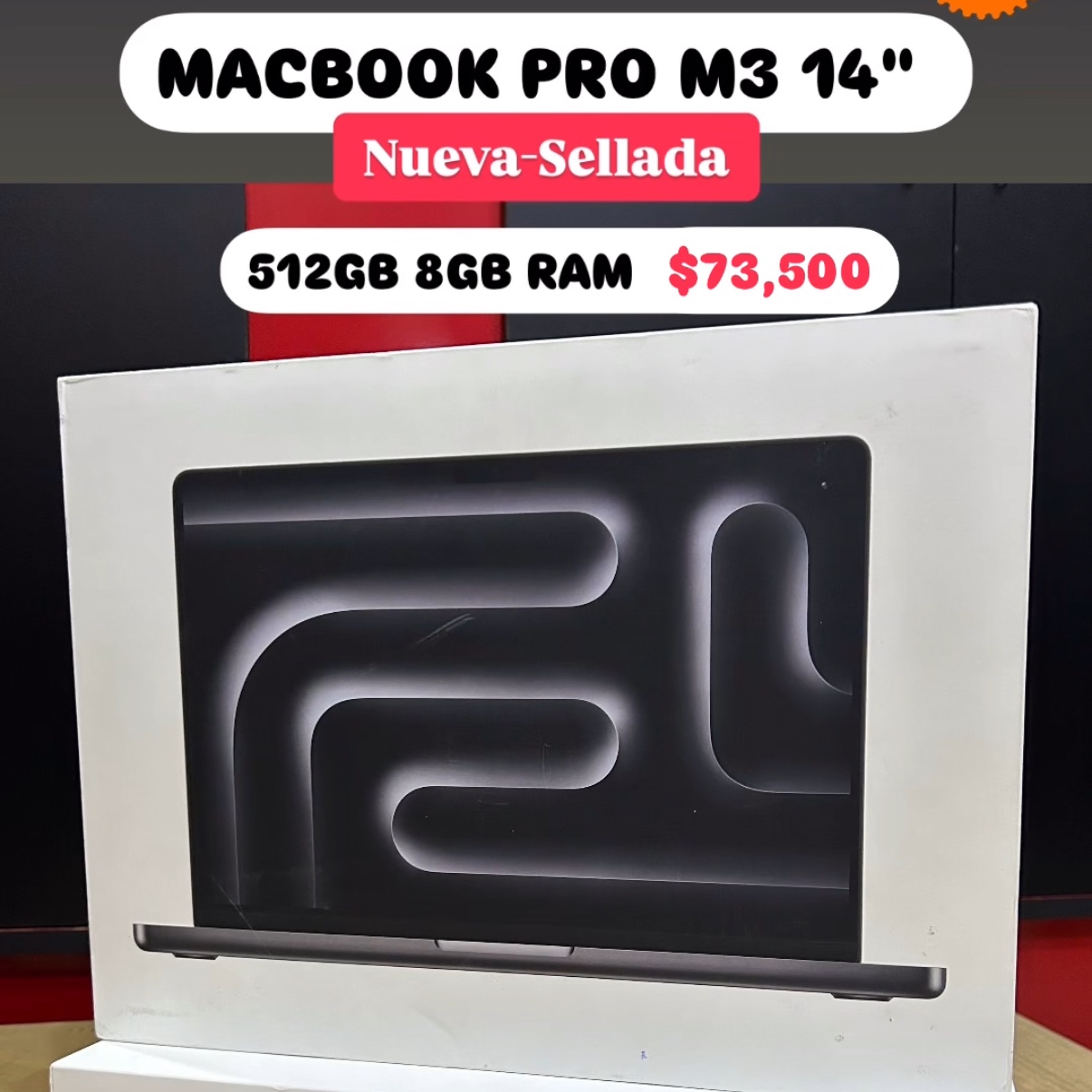 computadoras y laptops - OPORTUNIDAD !! MacBook Pro M3 14" 512GB 8GB RAM  SELLADAS 🔥‼️
