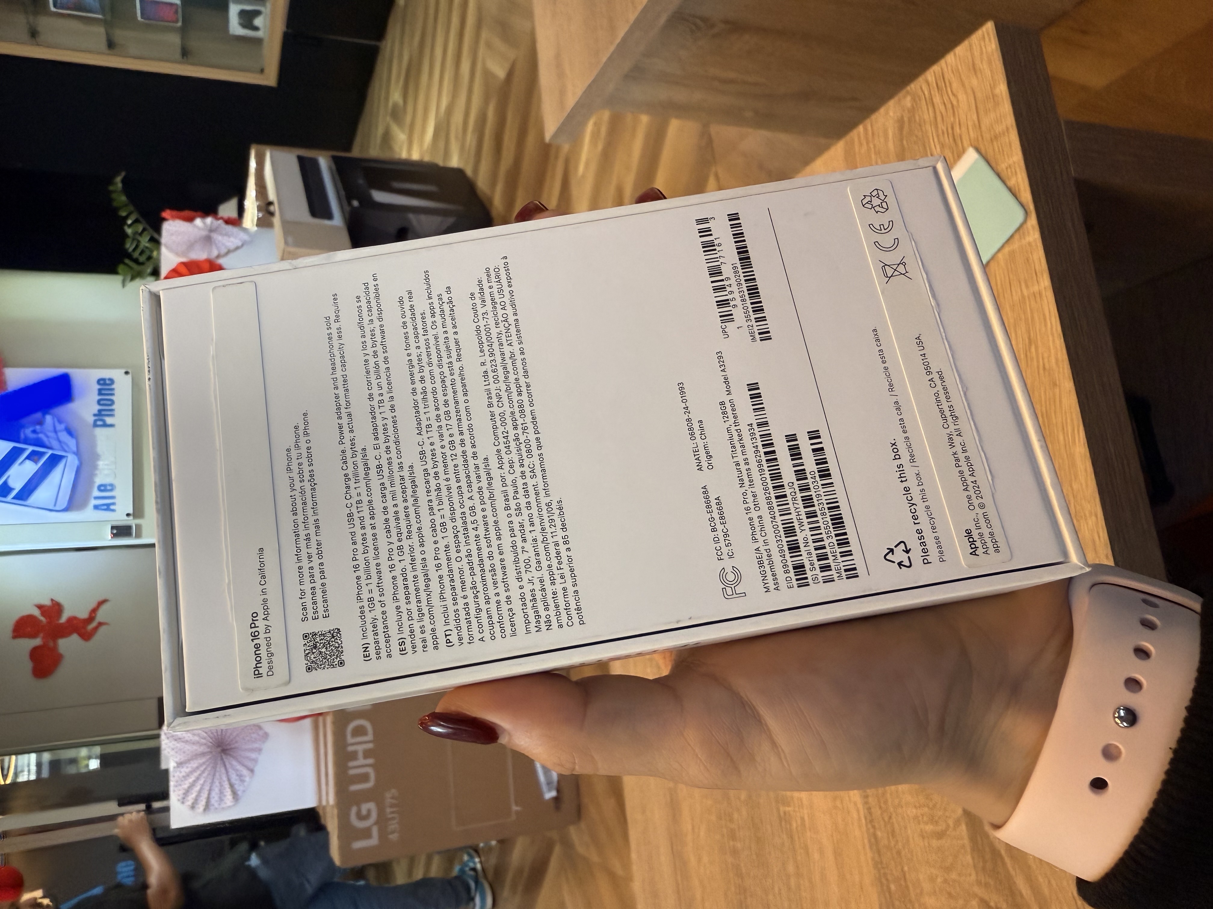 celulares y tabletas - IPHONE 16 PRO 128GB  1