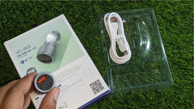 accesorios para electronica - Cargador para vehículos 🚗 C a Lightning usb 6