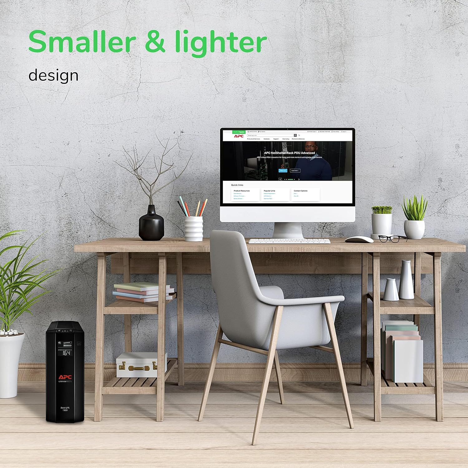 accesorios para electronica - APC UPS 1500 VA UPS Batería de reserva y protector 6