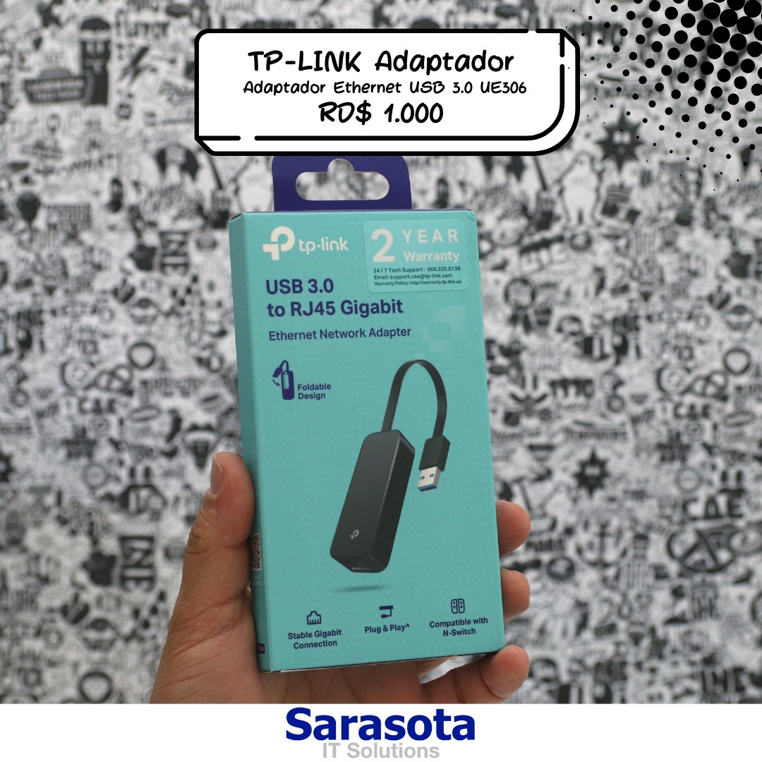 accesorios para electronica - TP-Link Adaptador Ethernet RJ45 a USB 3.0