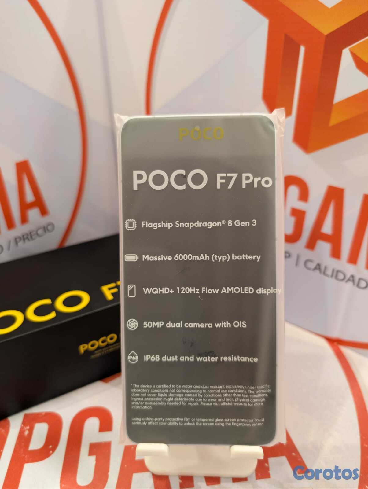 celulares y tabletas - POCO F7 PRO 5G, 12GB RAM 512GB ROM 9