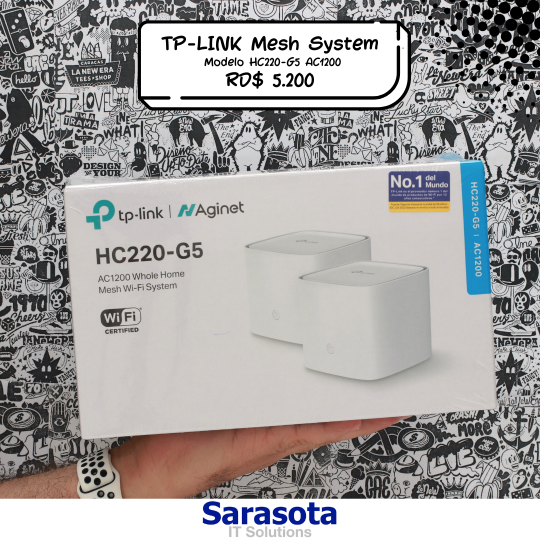 otros electronicos - Tp-Link Mesh System modelo HC220-G5 AC1200