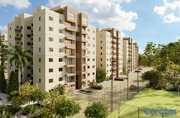 apartamentos - Aptos 2, 3 hab. 1 y 2 parqueos, c. servicio prox.  2