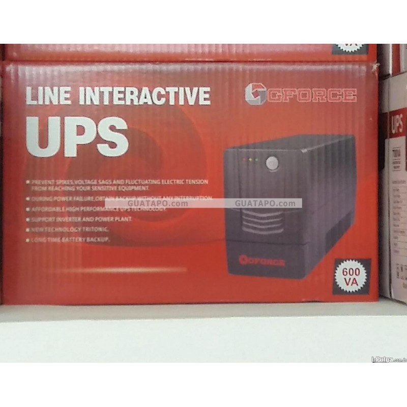 plantas e inversores - UPS LINE INTERACTIVE GFORCE 600va