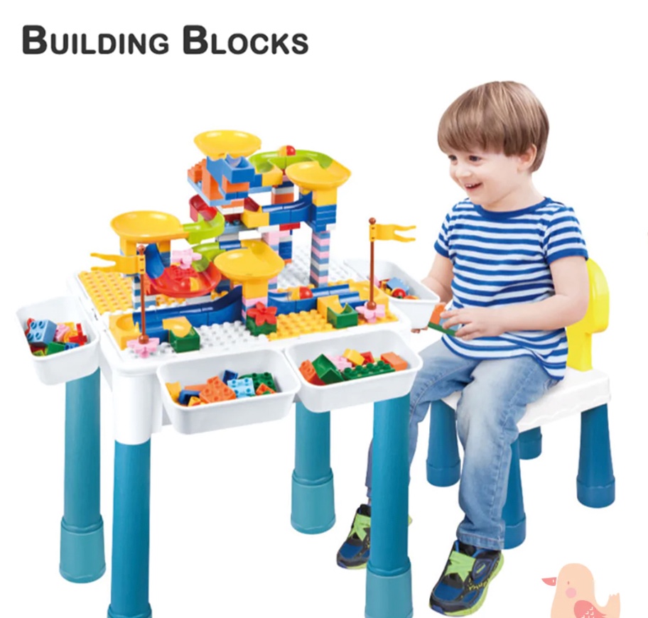 juguetes - Mesa de Actividades 7 en 1 multifuncional actividades lego regalo ideal niños