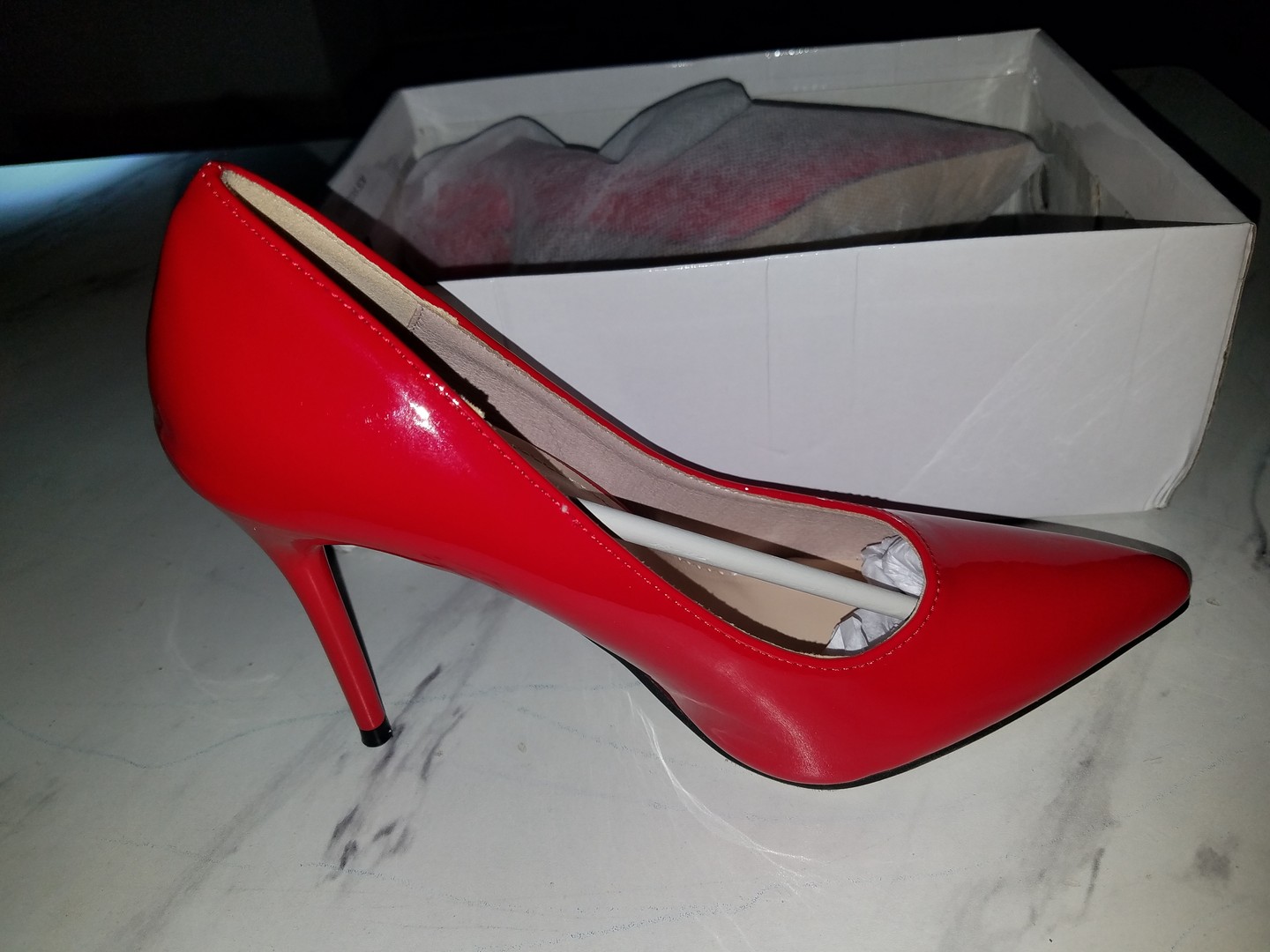 zapatos para mujer - Zapato de tacon rojo size 37,  $1,200 2