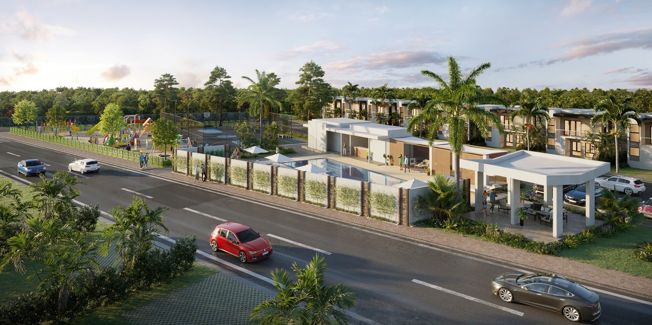 casas vacacionales y villas - Villas con Paneles Solares Punta Cana 2