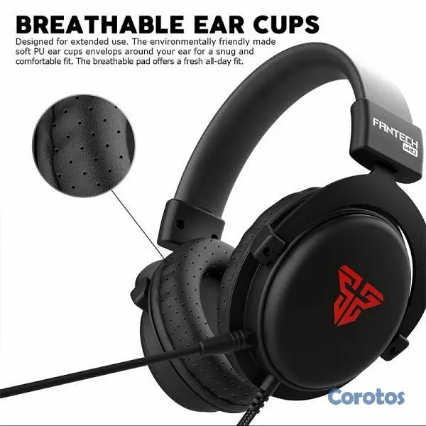 camaras y audio - Audifonos con Microfono Fantech ,RGB Para Juegos Multiplataforma  3