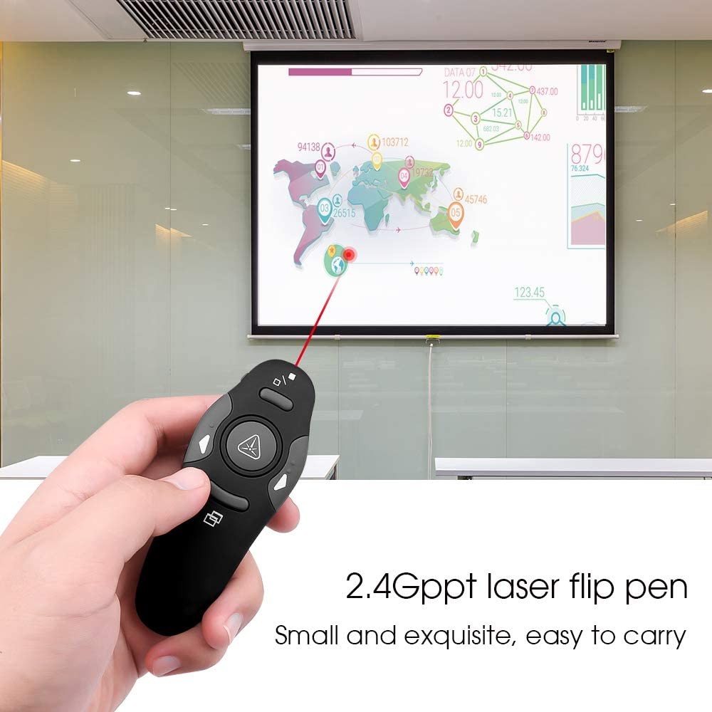 equipos profesionales - Puntero Laser inalámbrico USB Presentador de diapositiva 5