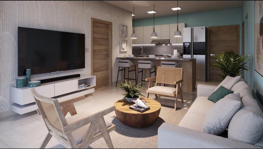 apartamentos - Proyecto en venta Punta Cana  #24-1492 dos dormitorios, piscina, gazebo.

