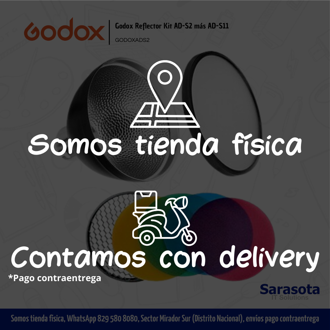 accesorios para electronica - Godox Reflector Kit AD-S2 más AD-S11 para AD200Pro 3