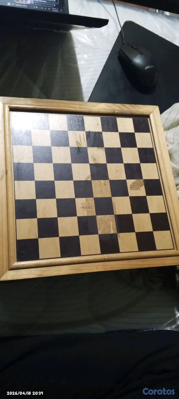 hobby y coleccion - Caja con juegos variados; Domino, poker, dados, walnut studiolo, damas y Ajedrez 2