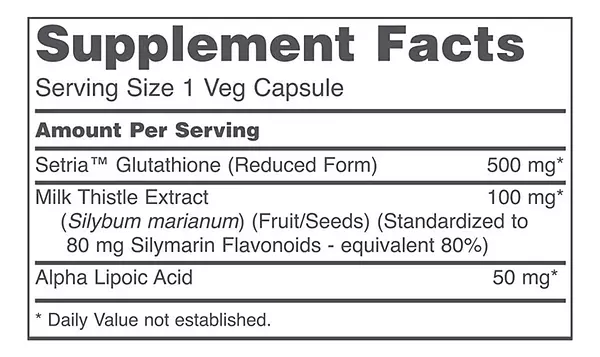 Salud y Equipamiento Médico - Glutation 60 Cap Protocol 2