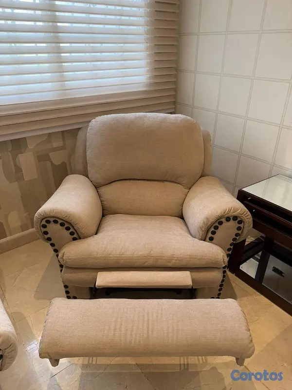 muebles y colchones - JUEGO DE SALA RECLINABLE  2