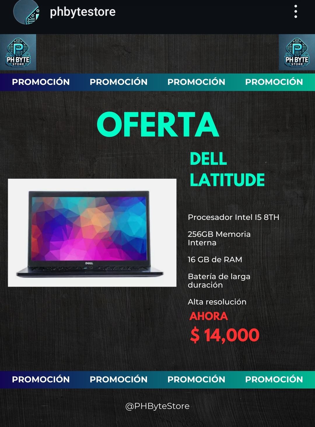 computadoras y laptops - Dell Latitude 7480 en venta 