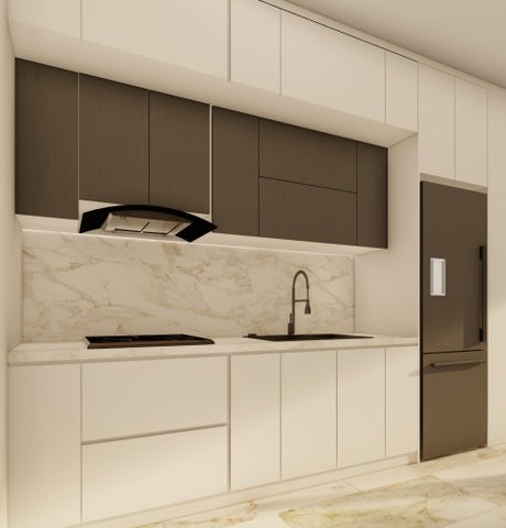 apartamentos - Proyecto en venta Punta Cana #23-2302 un dormitorio, balcón, piscina, Gym.
 1