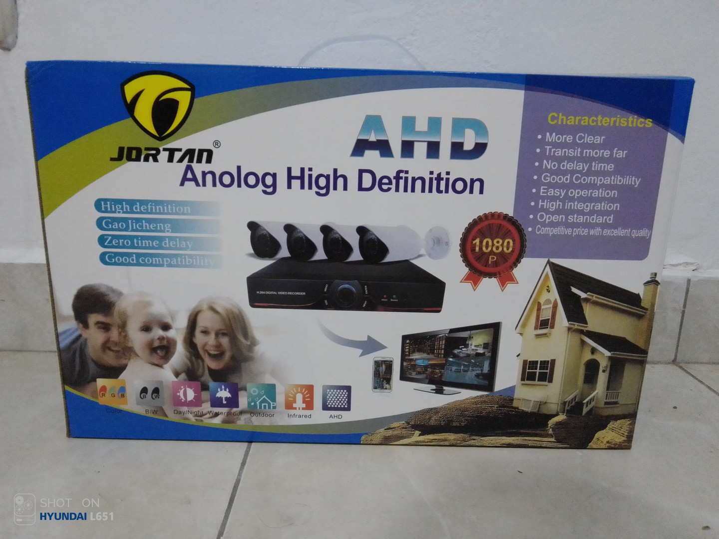 camaras y audio - Kit de 4 camaras de seguridad CCTV analogas AHD 1080p 1