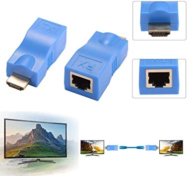 otros electronicos - Adaptador Extensor HDMI por cable LAN 2