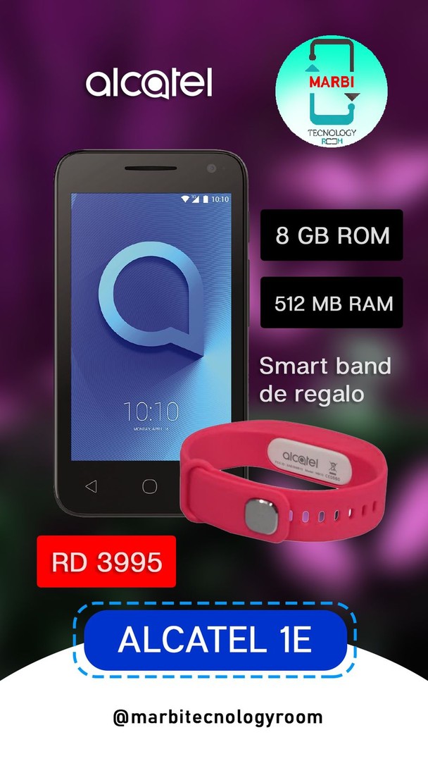 celulares y tabletas - ALCATEL 1E GRATIS SMART BAND