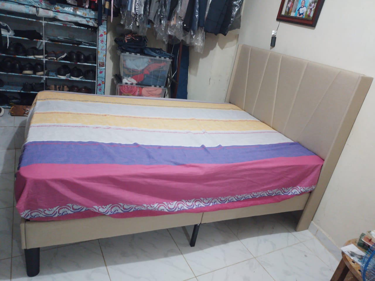 muebles y colchones - base de Cama completa con Colchón  1