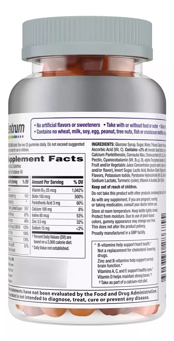 Salud y Equipamiento Médico - Centrum Multi Gummies Women 50+ 2