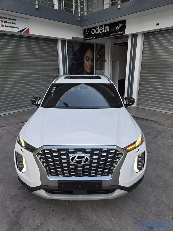 jeepetas y camionetas - HYUNDAI PALISADE 2019 BLANCA GASOLINA 2