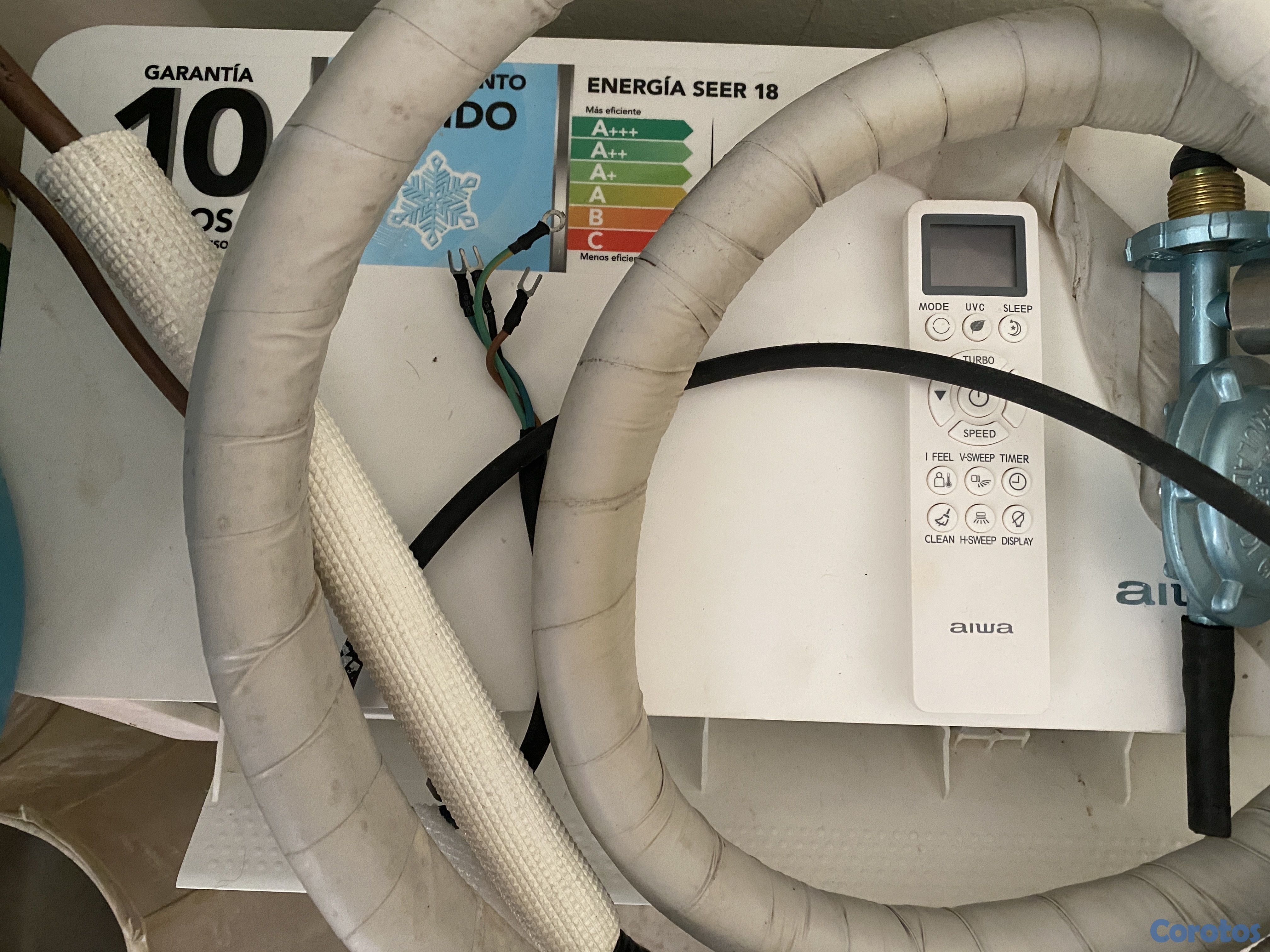 aires acondicionados y abanicos - aire 12mil btu seer 18  5