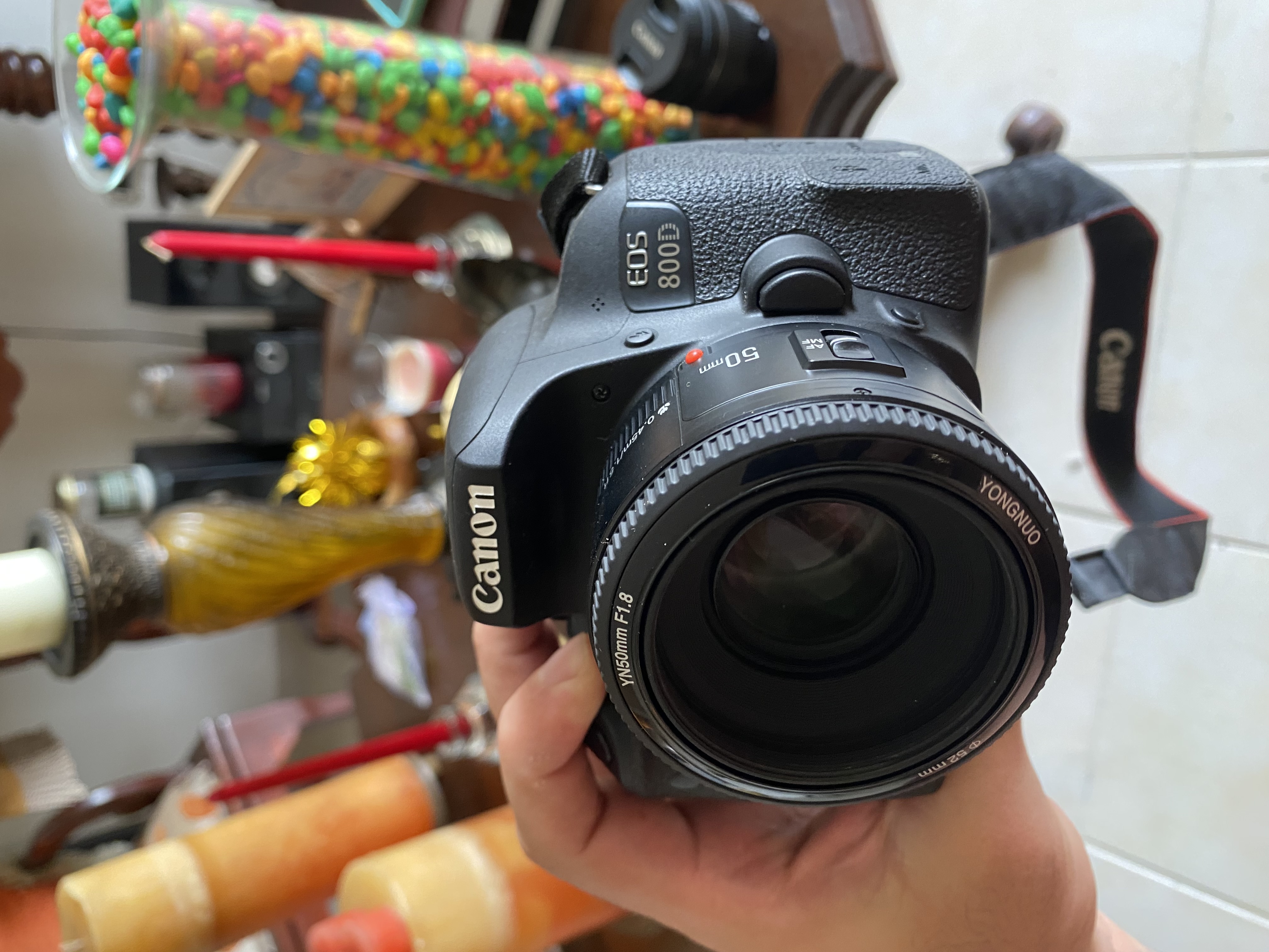 camaras y audio - $30,000 - CANON 800D + 2 lentes + micro + mochila