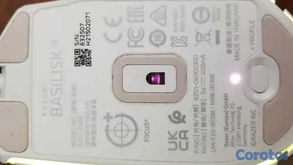 otros electronicos - Mouse gamer Razer Basilisk V3 blanco RGB 7