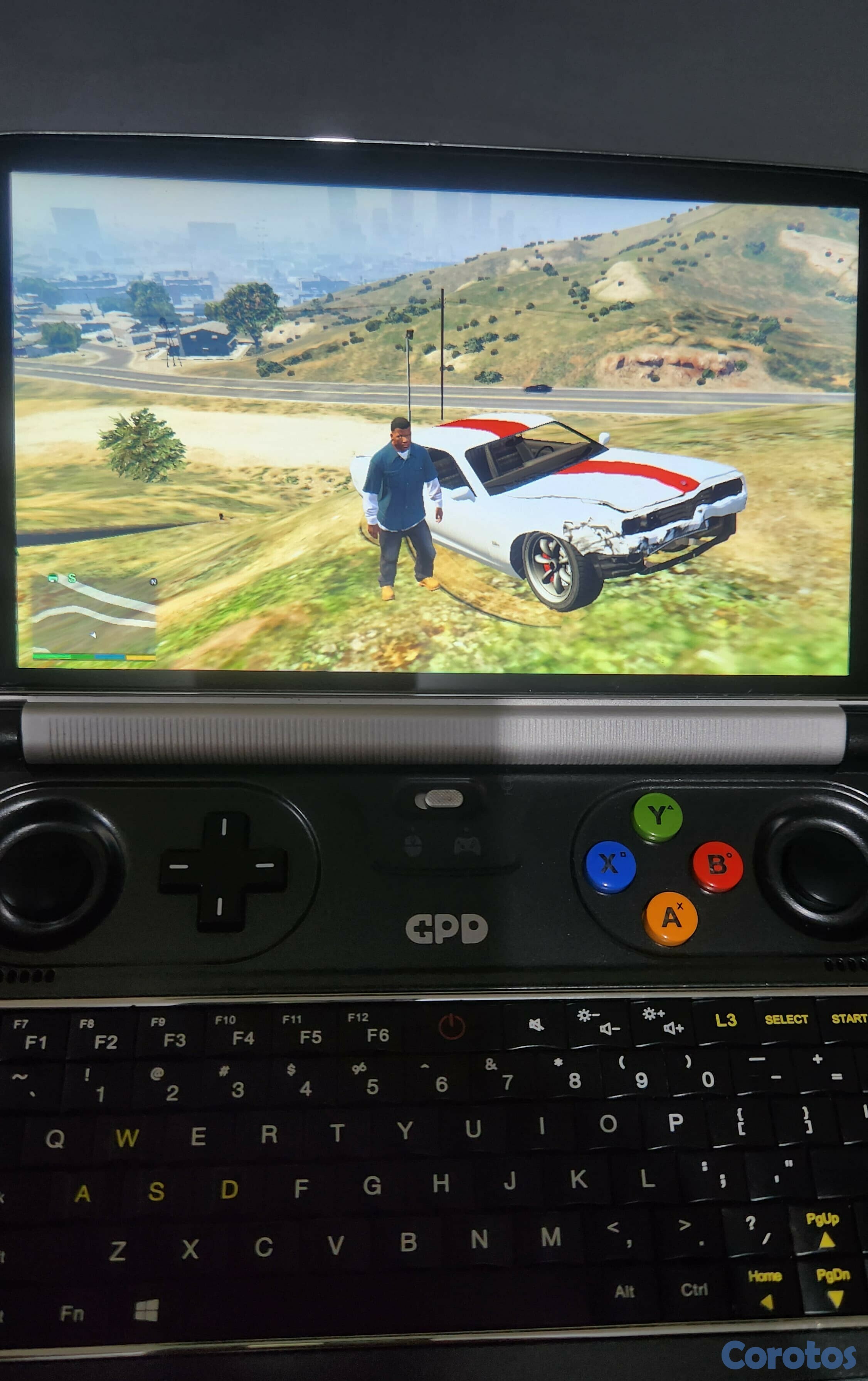 consolas y videojuegos - Laptop GPD Gaming Con GTA 5 Consola Portátil  5