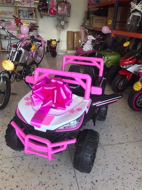 juguetes - JEEP para niñas 1-4 años con luces música usb control  Nuevo 