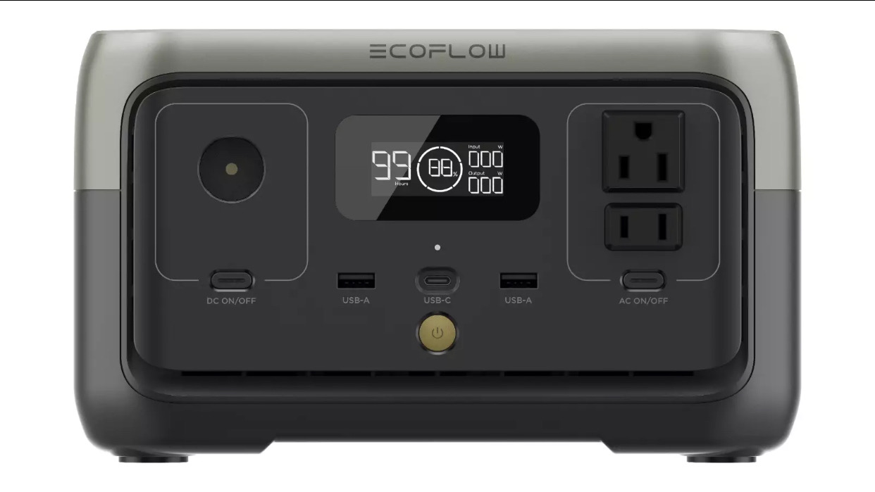 plantas e inversores - EcoFlow RIVER 2 Portable Power Station 256Wh Generator LFP  6