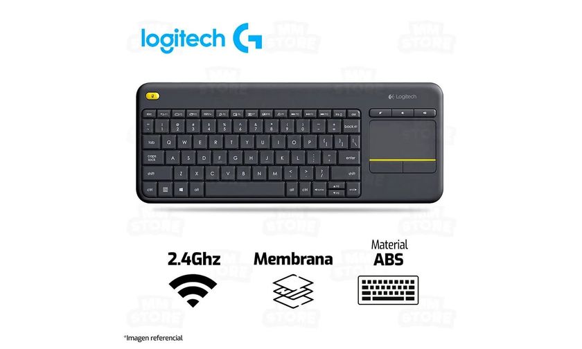 computadoras y laptops - Logitech K400 Plus – Teclado y Trackpad Open Box p 0