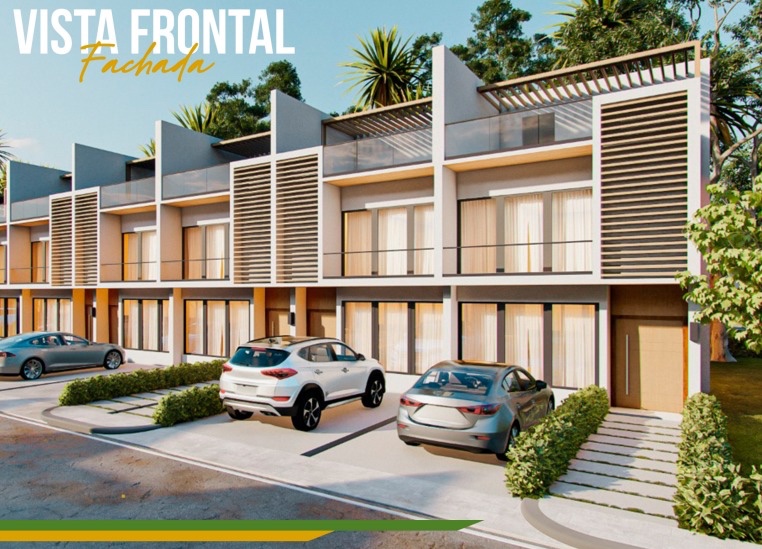 casas vacacionales y villas - VENTA DE Villas Townhouse en vista cana punta cana 