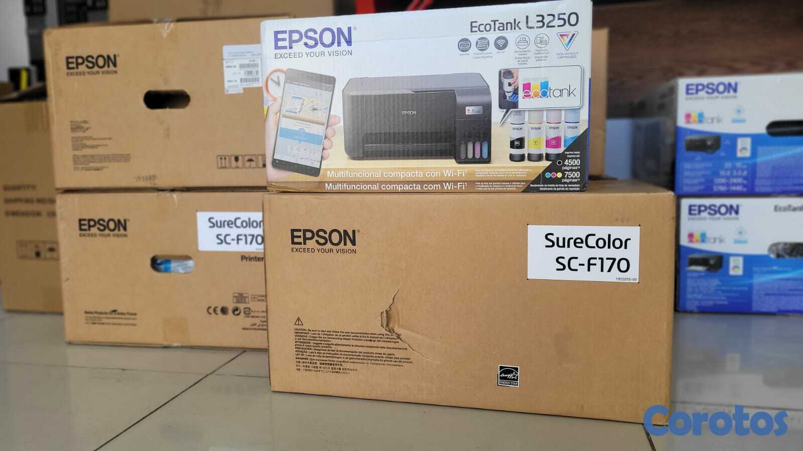 computadoras y laptops - Printer EPSON L3250  Sublimacion F170 al Por mayor