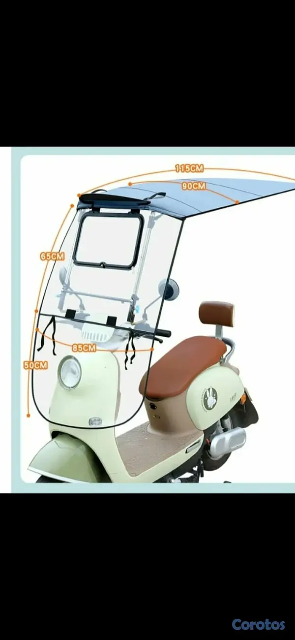 accesorios para vehiculos - Sombrilla para pasola y vespa 4