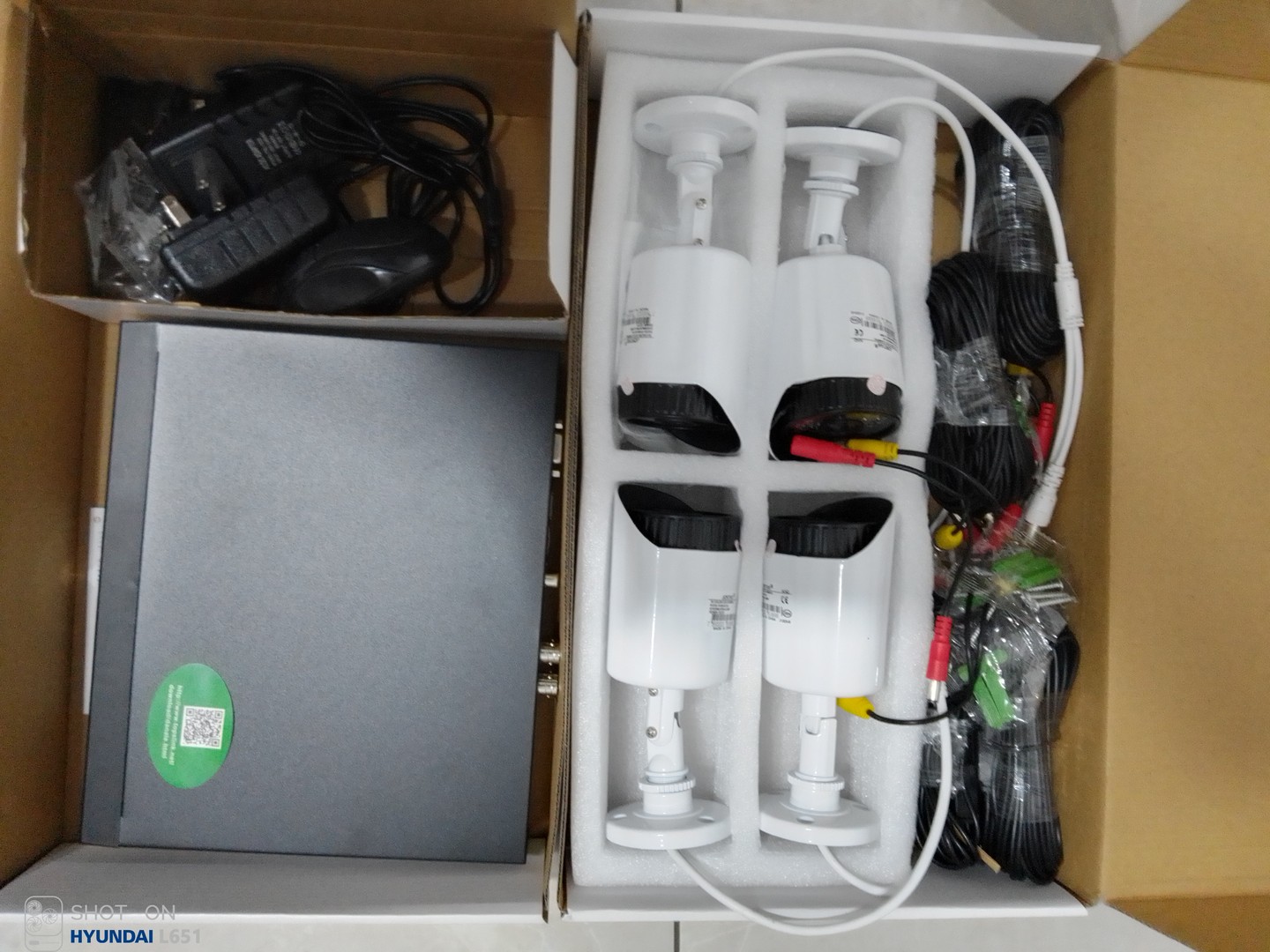 camaras y audio - Kit de 4 camaras de seguridad CCTV analogas AHD 1080p 2