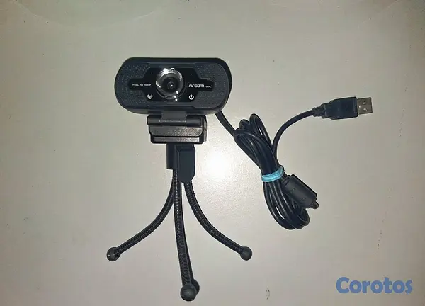 camaras y audio - Webcam Full HD 1080P Argom + TRÍPODE Y MICRÓFONO 🎤 3