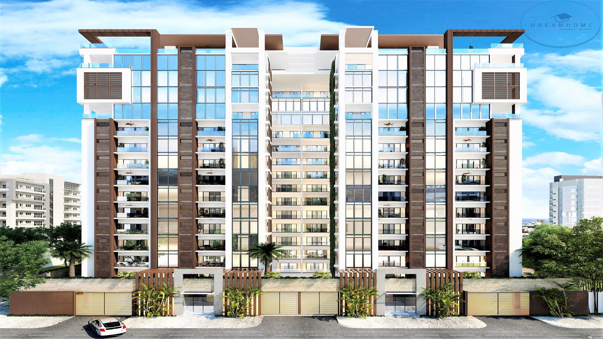 apartamentos - Torre de Apartamento en Venta con Vista al Mar frante al Parque ID 3224
