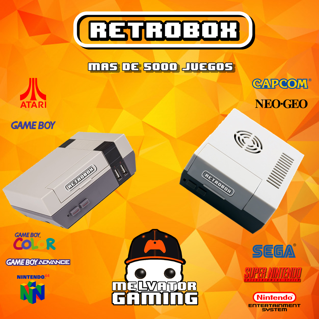 consolas y videojuegos - Retrobox Mini consola con mas de 5000 juegos