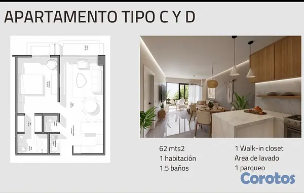 apartamentos - Apartamentos en Venta en Arroyo Hondo Viejo 4