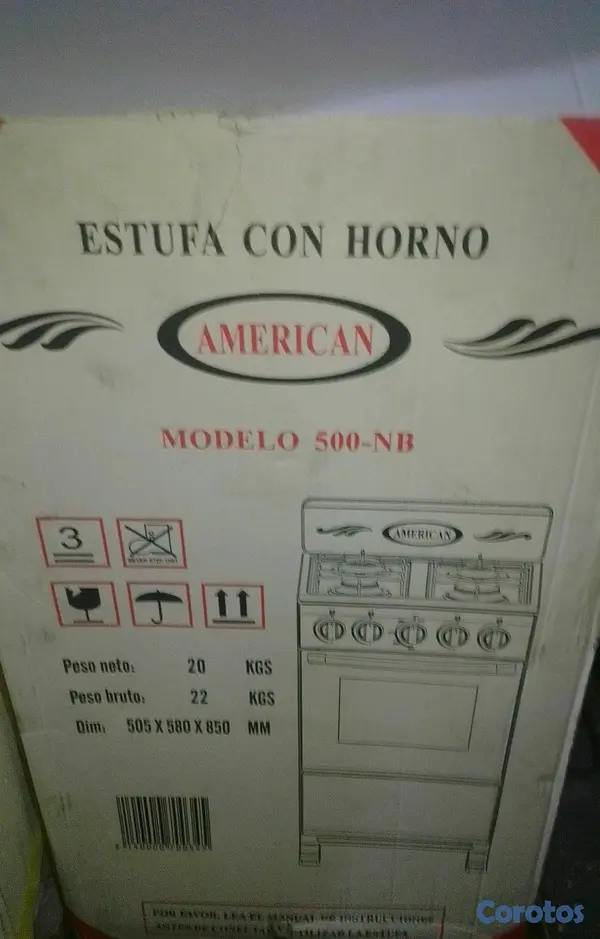 cocina - Estufa American.nueva en su caja modelo 400mb.  4