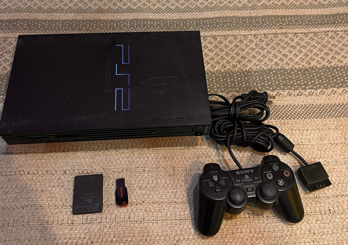 consolas y videojuegos - ps2 fat jakiado USB 16gb  0